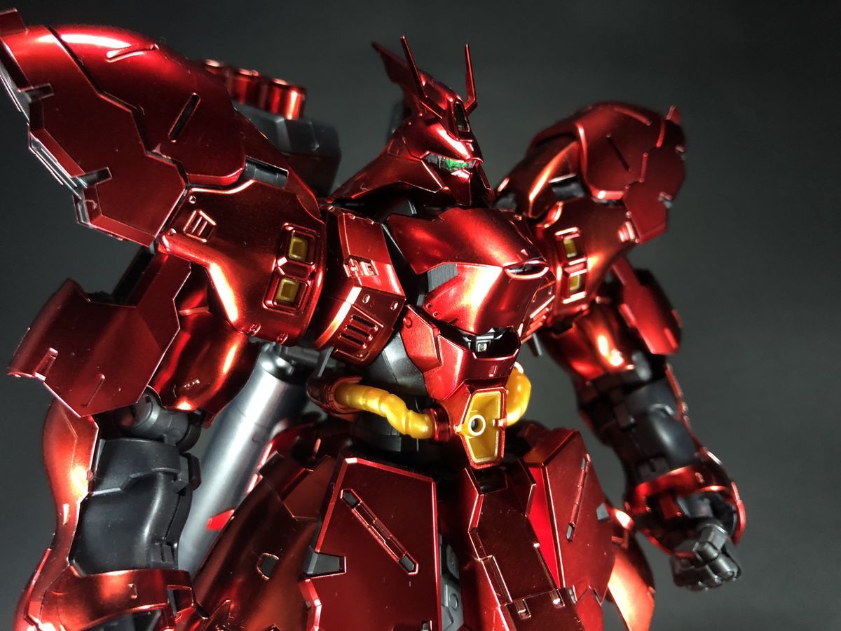 RG サザビー スペシャルコーティング 素組レビュー - ガンプラ女子の素