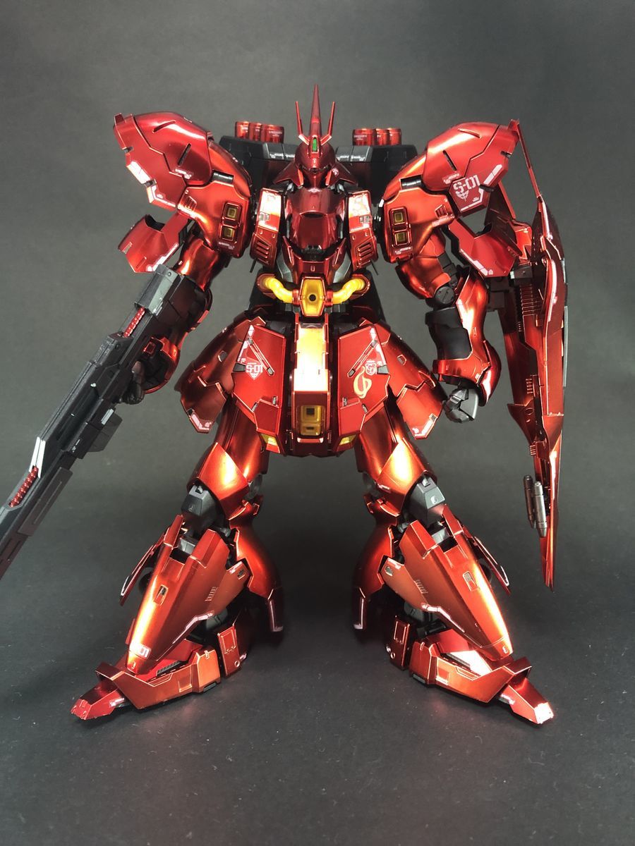 RG サザビー スペシャルコーティング完成レビュー - ガンプラ女子の素
