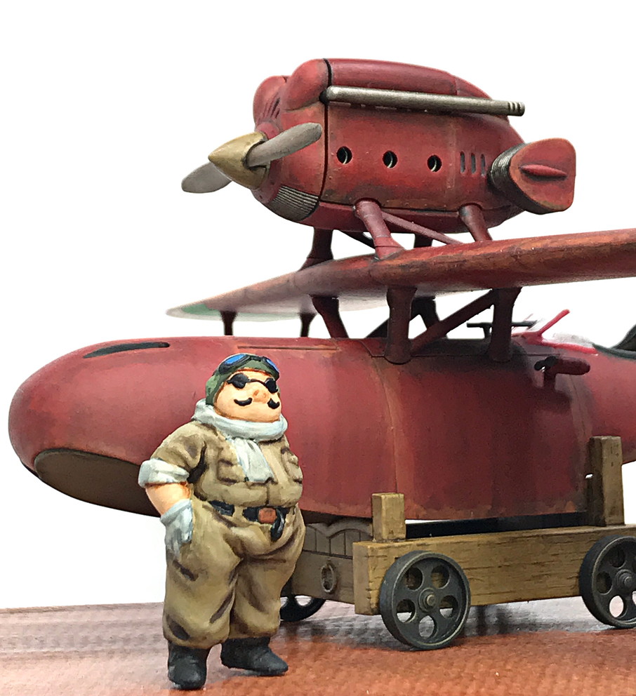 紅の豚 サボイア S21[1/48] （完成） - まだ、サフのまま。