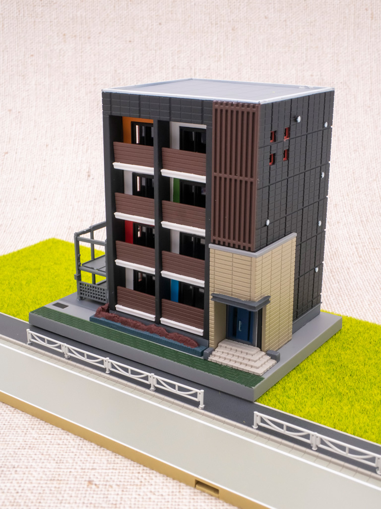 ゆうじ様作成依頼 Nゲージ 自作ストラクチャー 高架駅舎 ジオラマ N