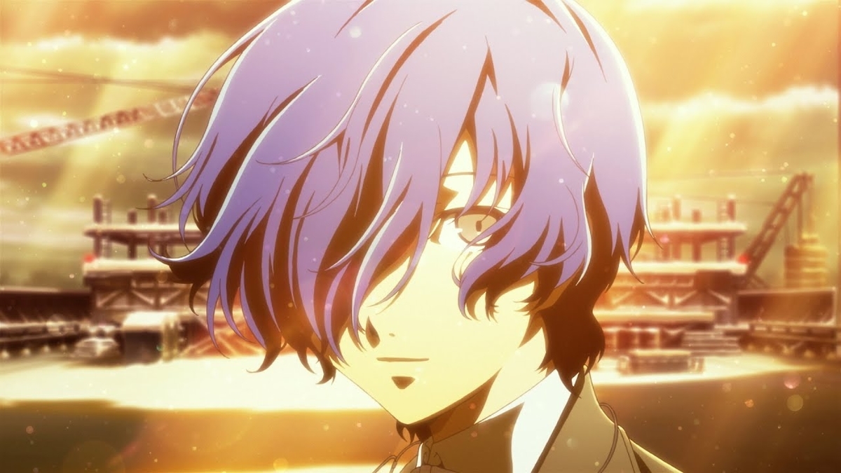 ペルソナQ2 セガコラボカフェ ホログラム缶バッジ P3主人公 結城理