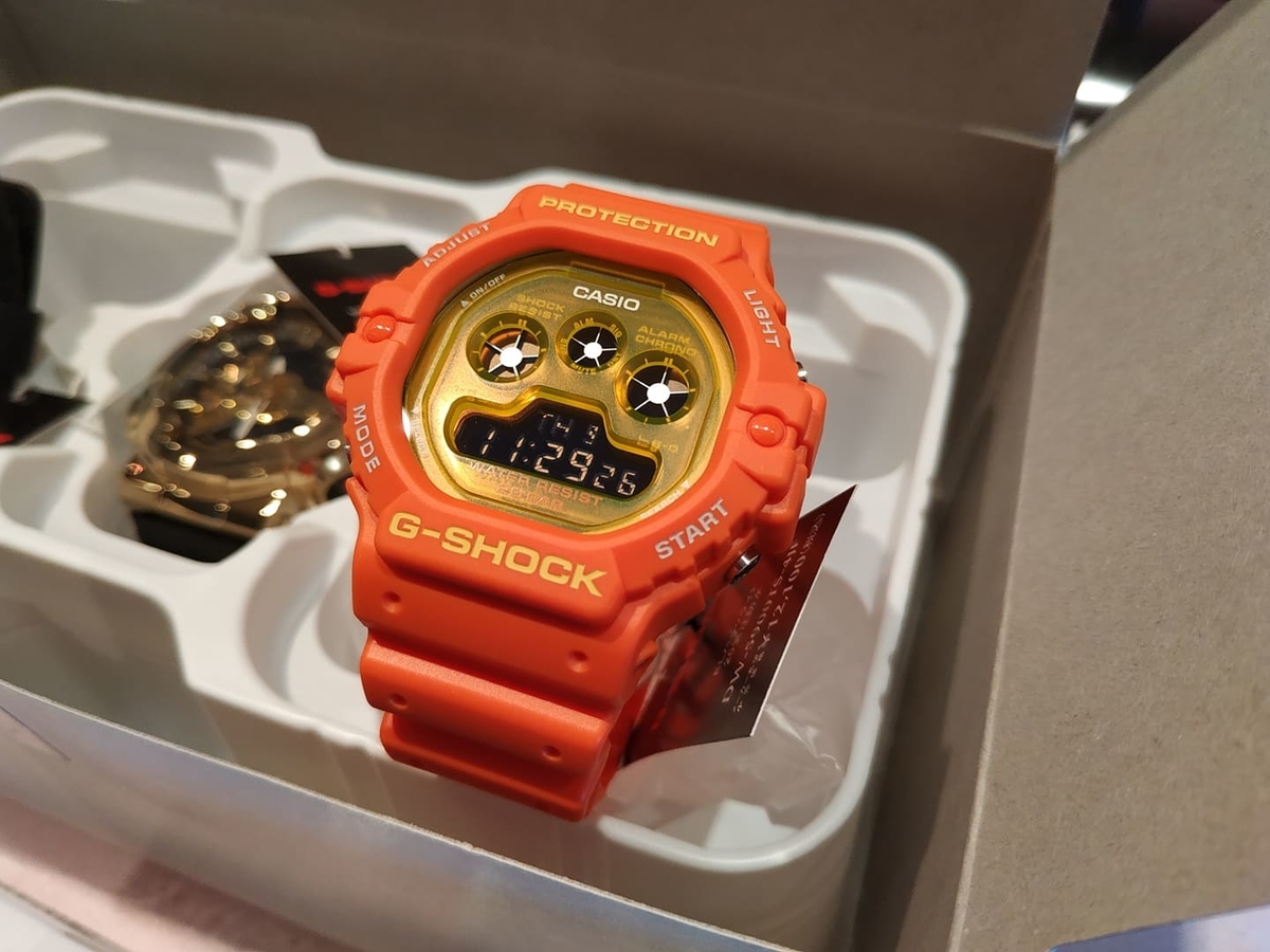 DW-5900TS-4JF #5900シリーズ #在庫あり #動画あり #オレンジ #G-SHOCK