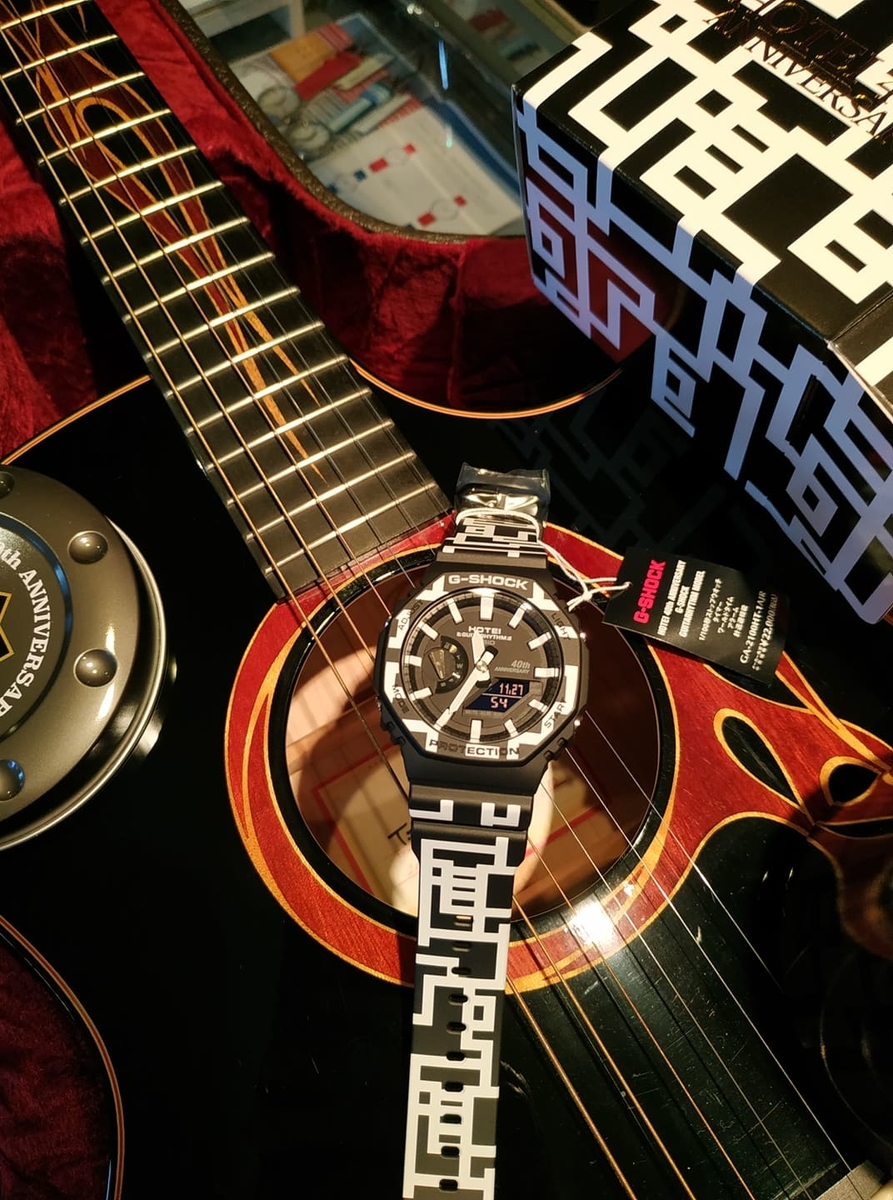 GA-2100HT-1AJR #布袋寅泰 #ギタリズムカシオーク #G柄 #ギタリズム柄