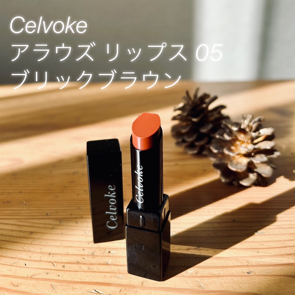 Celvoke】アラウズ リップス 05 （ブリックブラウン） - 平日腰掛けOL