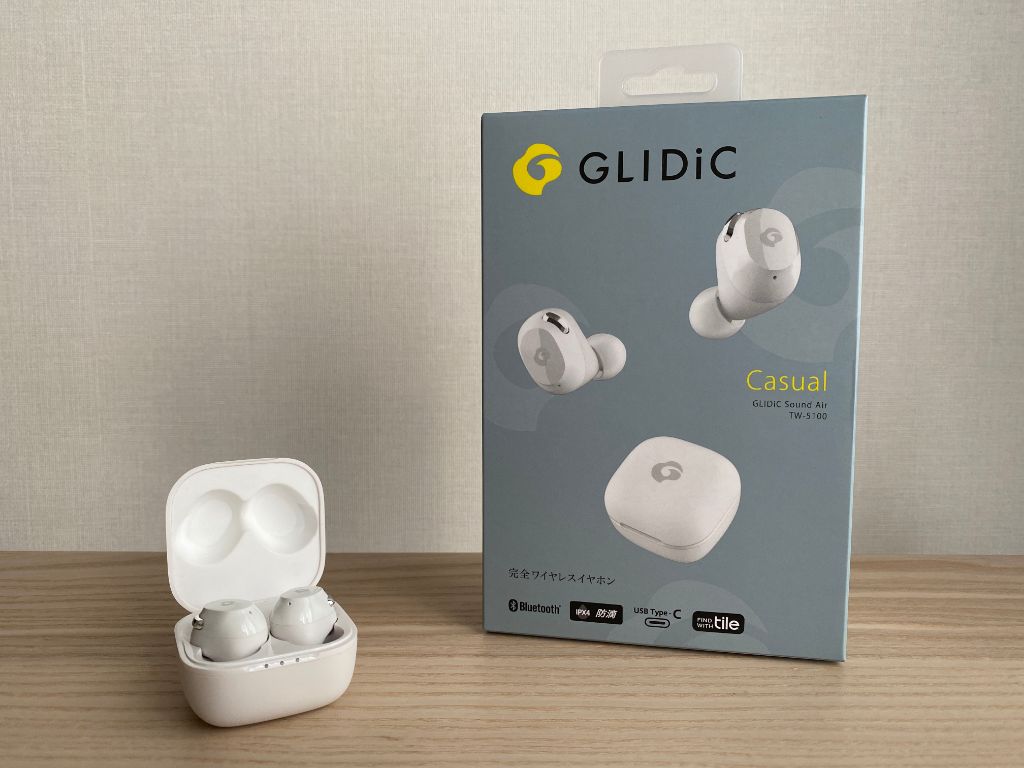 GLIDiC Sound Air TW-5100 レビュー】外音取り込み＆紛失防止機能付き