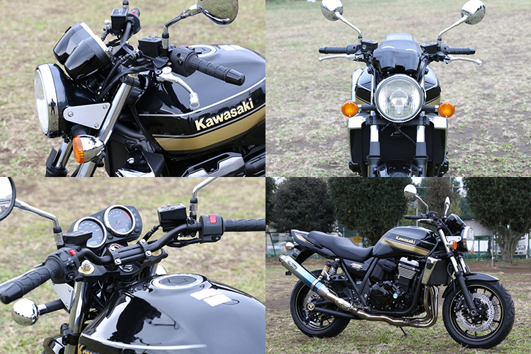 新製品情報】ZRX1200DAEG用 丸目ヘッドライトメーターカバーキット