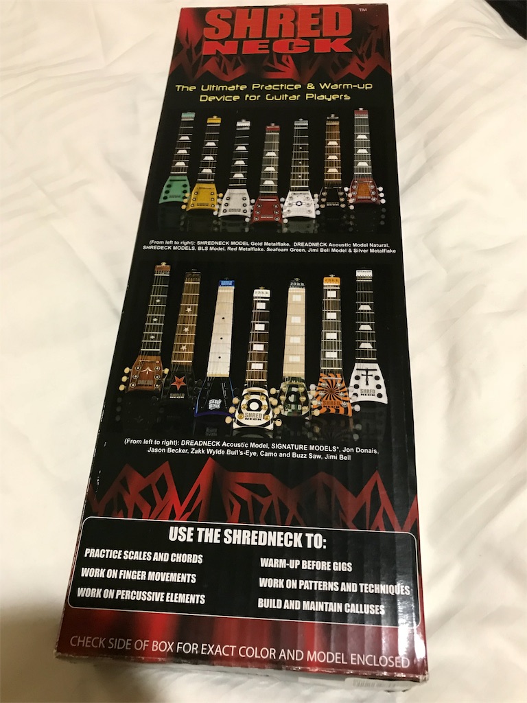 機材】シュレッドネックって実際のところどうなの？高崎晃モデルを買っ