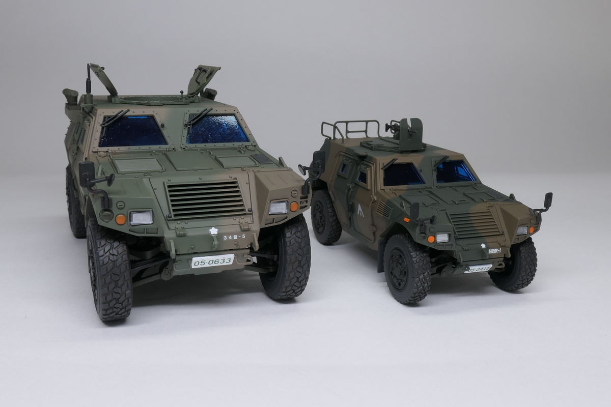 タミヤ 1/35＆1/48陸上自衛隊 軽装甲機動車のおまけ写真 - どら