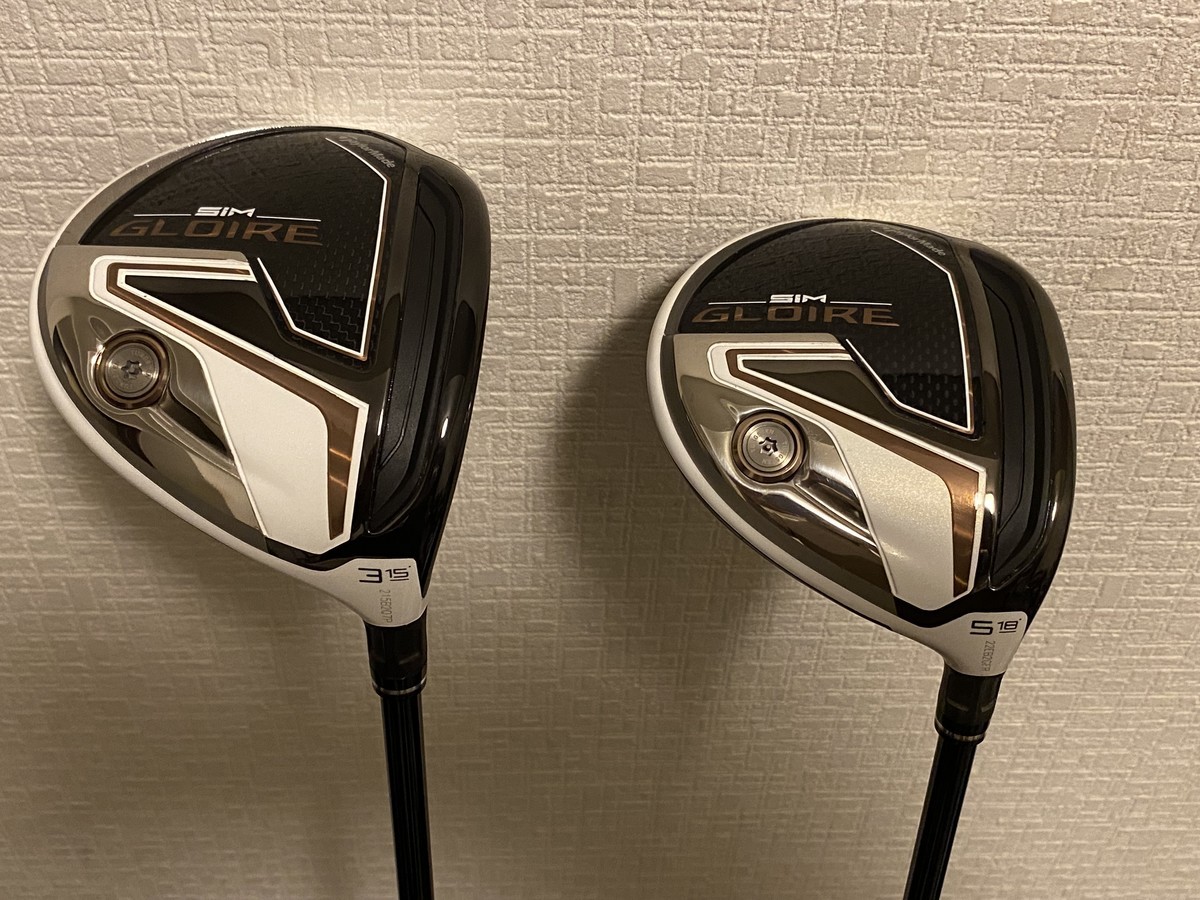 新装した練習場で、新兵器 SIM グローレ フェアウェイウッドを打つ
