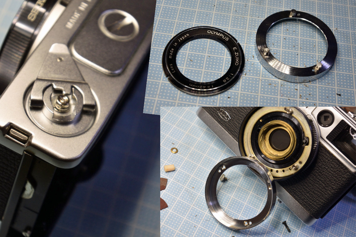 オリンパス-35 EC」の「E.Zuiko 1:2.8 f=42mm」をミラーレスで☆ - 虹