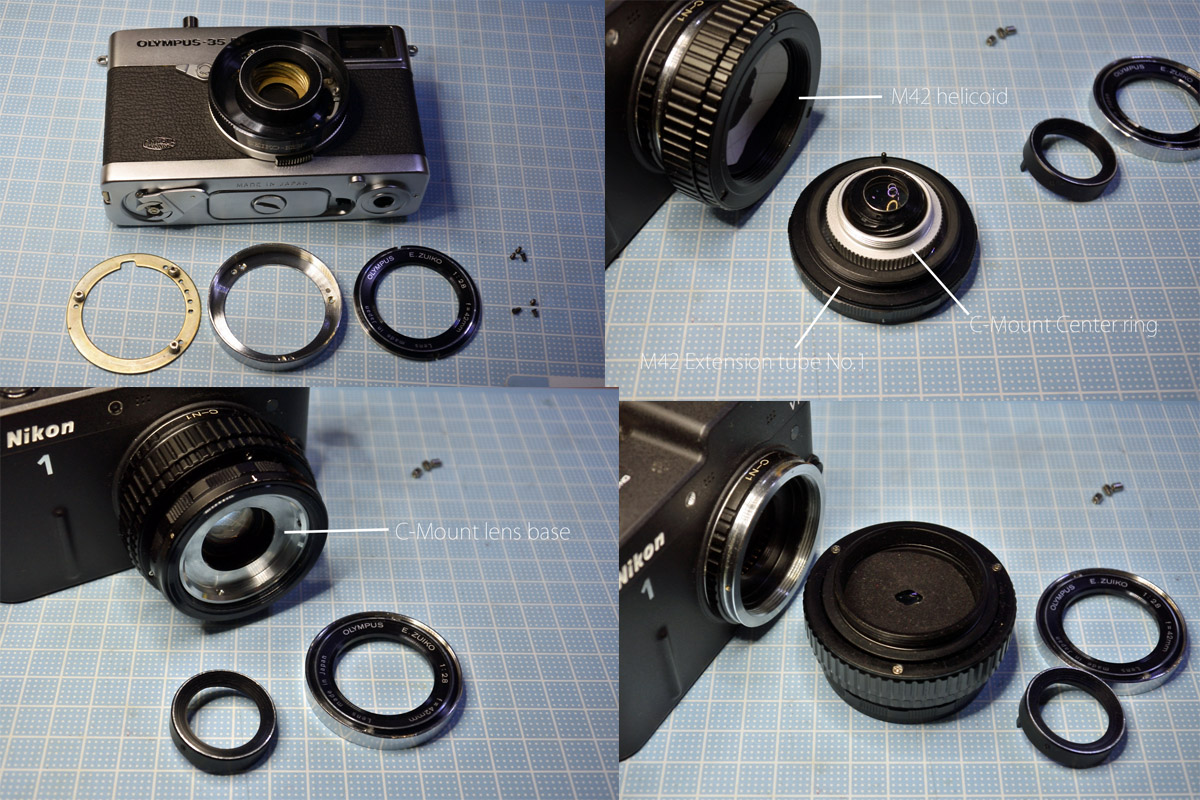 オリンパス-35 EC」の「E.Zuiko 1:2.8 f=42mm」をミラーレスで☆ - 虹