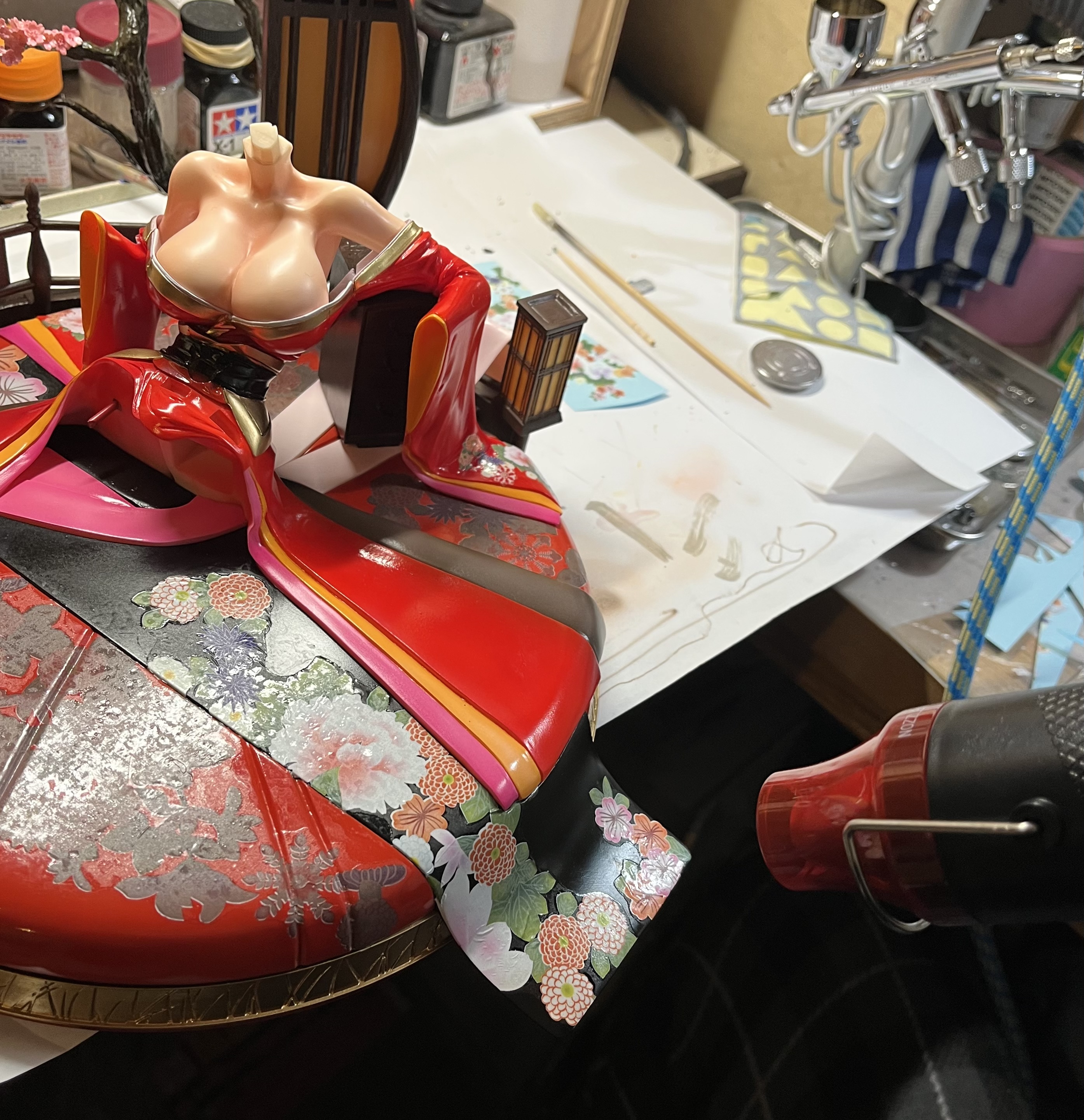 アズールレーン 大鳳 ガレージキット製作 - MIYUTOのぷらも道