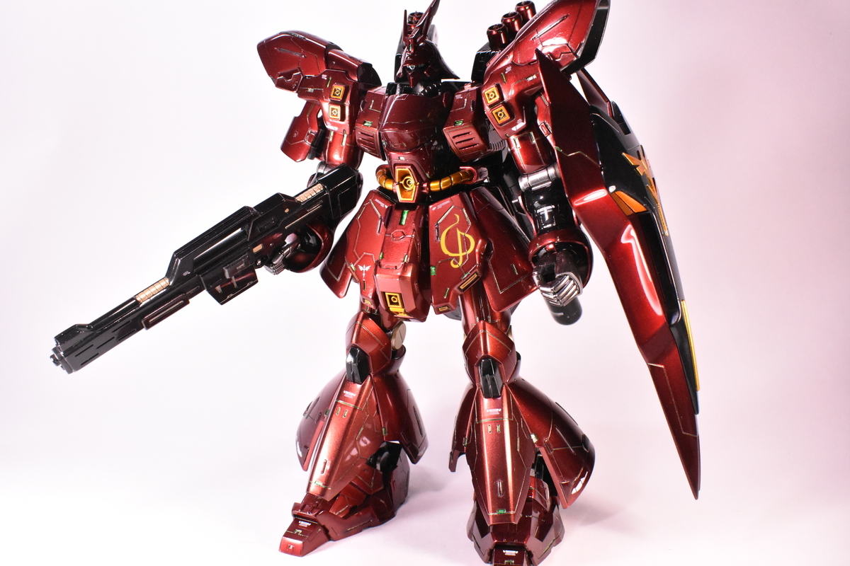 HGサザビー制作記(完) 完成！全キャンディ塗装サザビー - そうねん