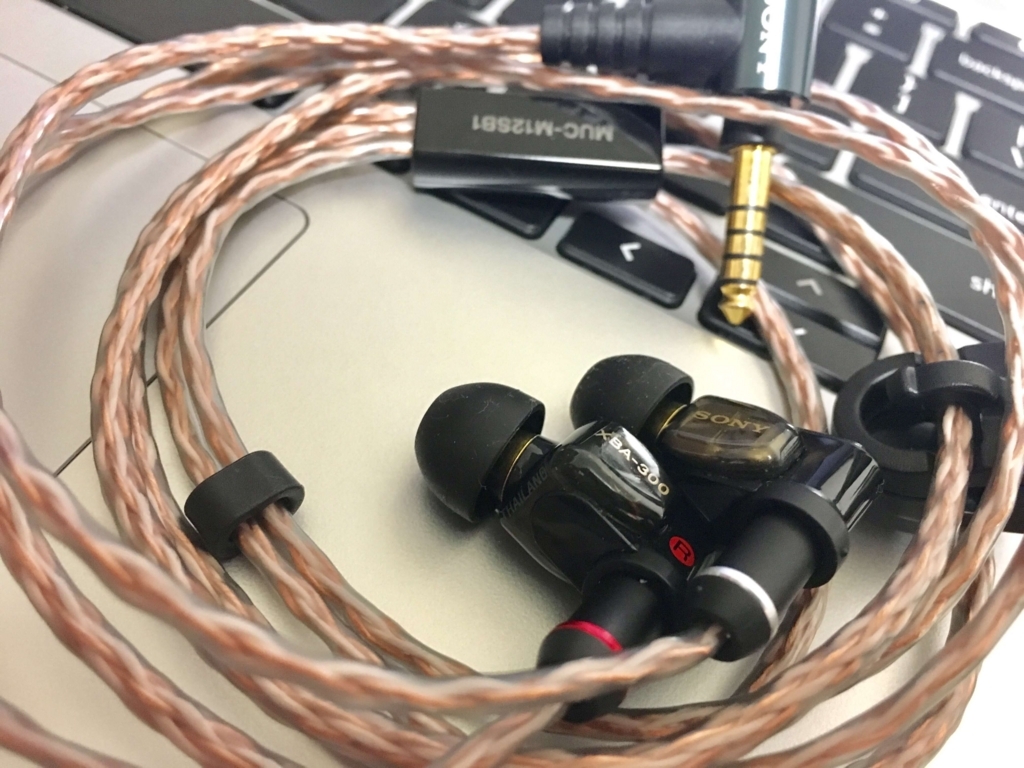 レビュー】SONY NW-ZX300をMUC-M12SB1 (キンバーケーブル)で最高に高