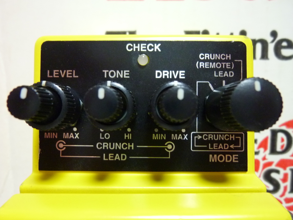 BOSS SD-2 DUAL OverDrive 「yellow mode」 - 赤い羽BLOG