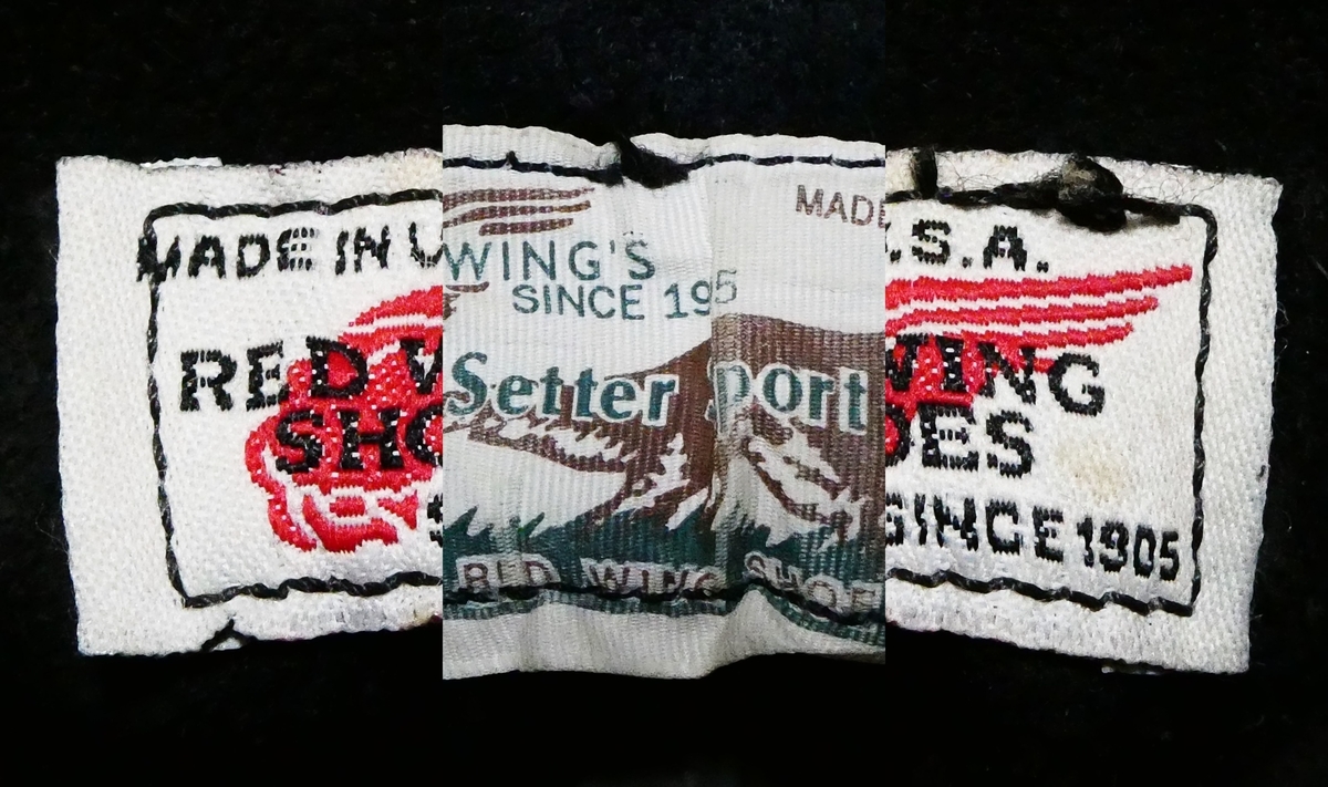 REDWING COLUMN NO.95 レッドウィング 刺繍羽タグ 前期・後期 - 赤い羽BLOG