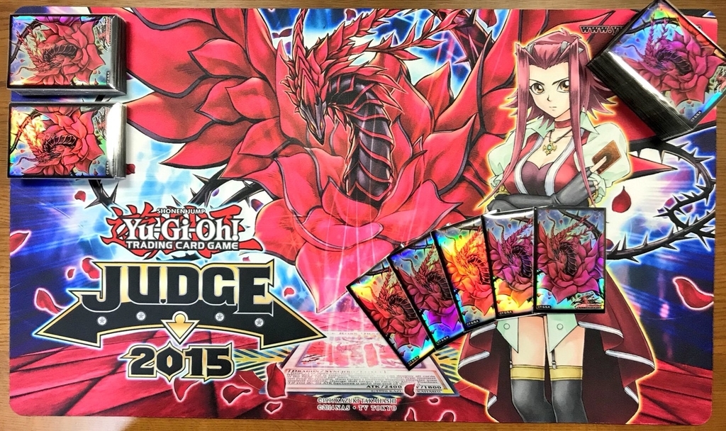 つりおCS プレイマット 十六夜アキ、ブラックローズ 遊戯王OCG プレイ
