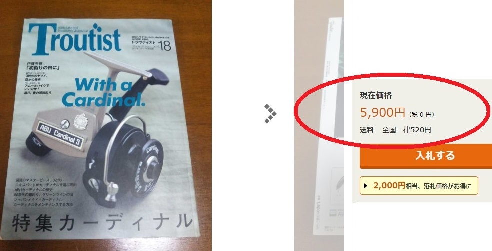 トラウティストのカーディナル特集号の謎。 - 釣りにゃんだろう