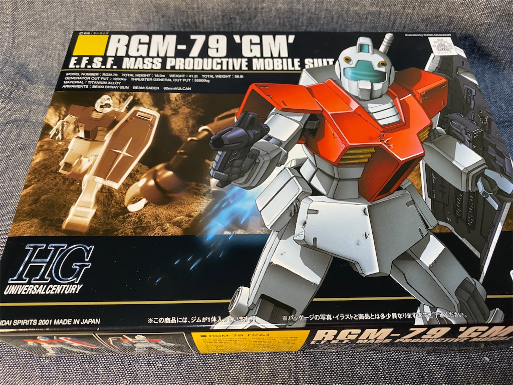 HGUC RGM-79 ジムを作りました、その1。 - カメラ屋元公式中の人