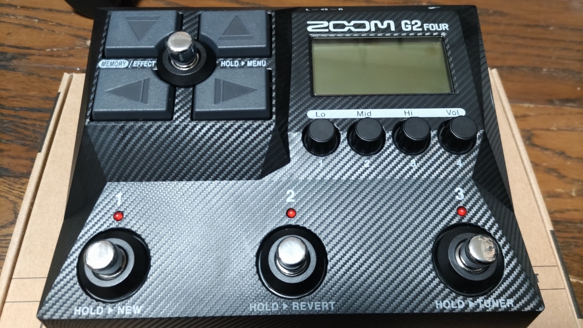 機材レビュー】ZOOM G2 FOUR マルチエフェクター Handy Guitar Lab for