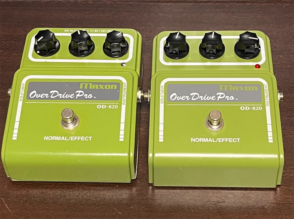 MAXON OD820 PRO 初期型 MAXON / OD820 レビューと初期・現行の比較