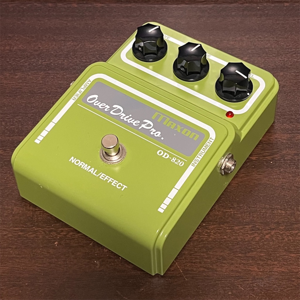 Maxon OD-820 初期型 MAXON / OD820 レビューと初期・現行の比較