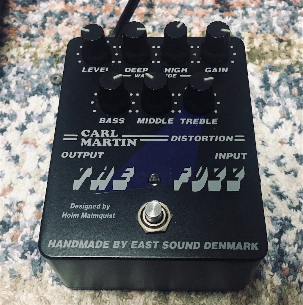 CARL MARTIN / THE FUZZ レビュー - △▽エフェクターレビューとメモ△▽