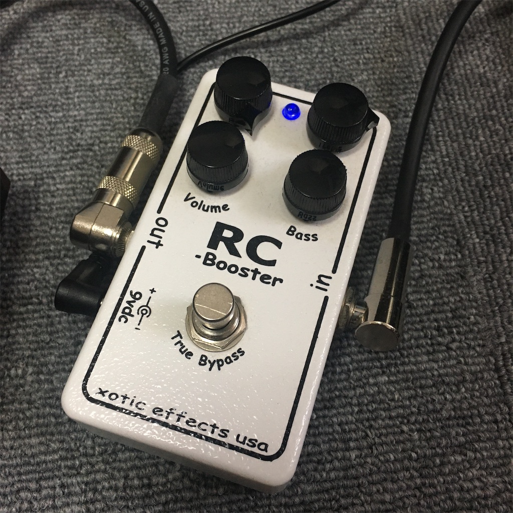 xotic / RC booster レビュー - △▽エフェクターレビューとメモ△▽