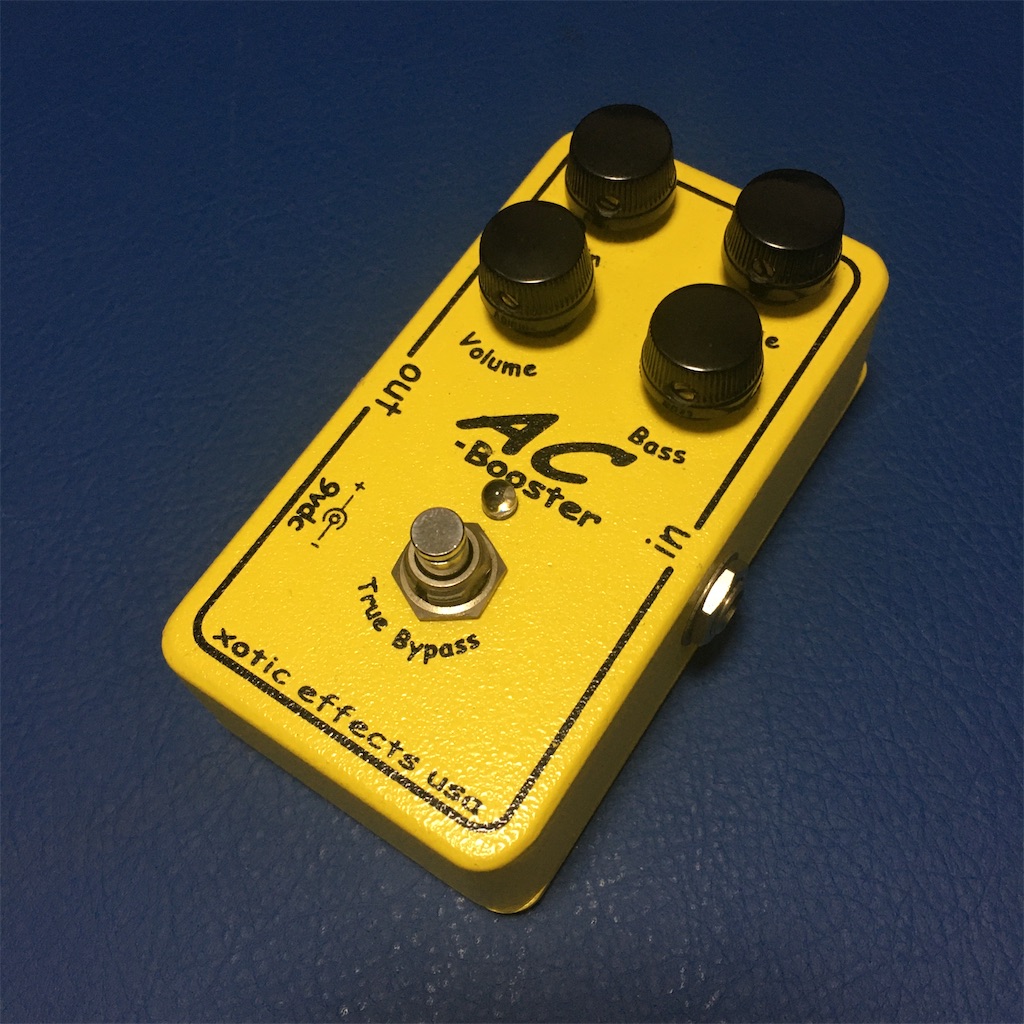 xotic / AC booster (初期) レビュー - △▽エフェクターレビューと
