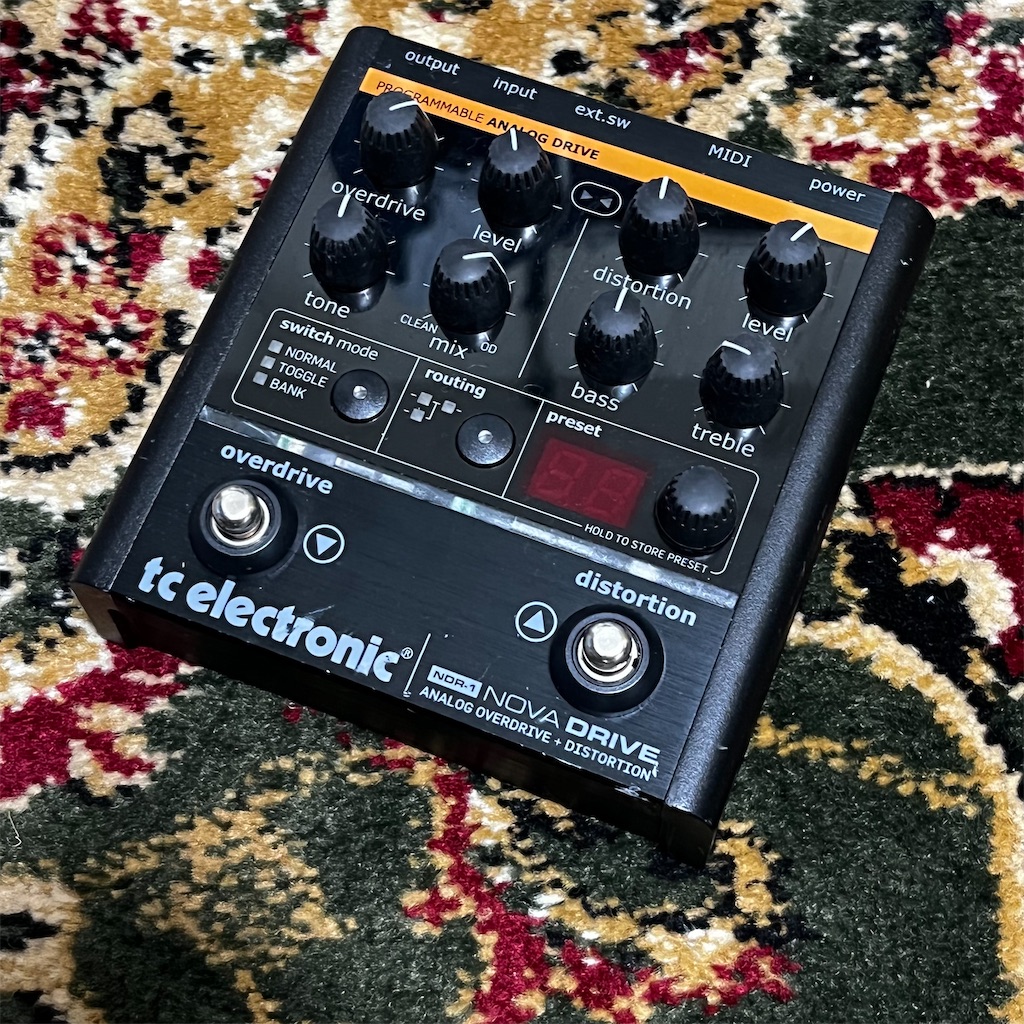 tc electronic / NOVA DRIVE レビュー - △▽エフェクターレビューと