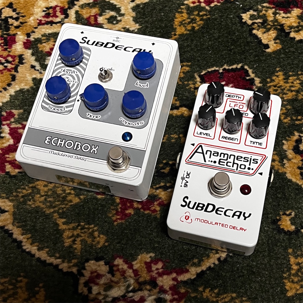 Subdecay / Anamnesis Echo とEcho Boxとの比較 - △▽エフェクター
