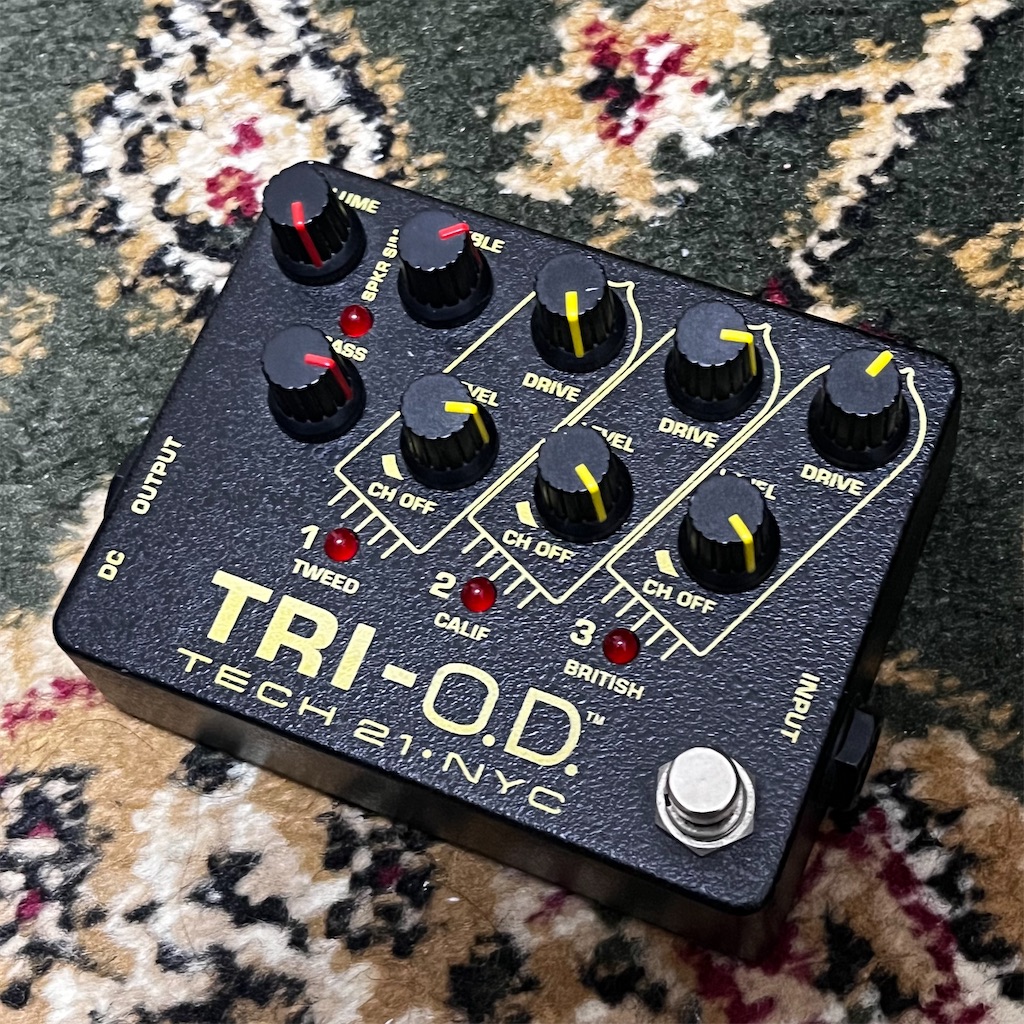 TECH21 / TRI-O.D. レビュー - △▽エフェクターレビューとメモ△▽