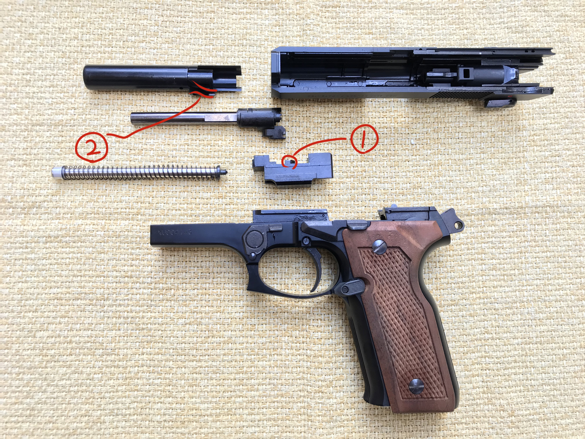 KSC ガスブローバック M8000クーガーF システム7 (いいところと弱点