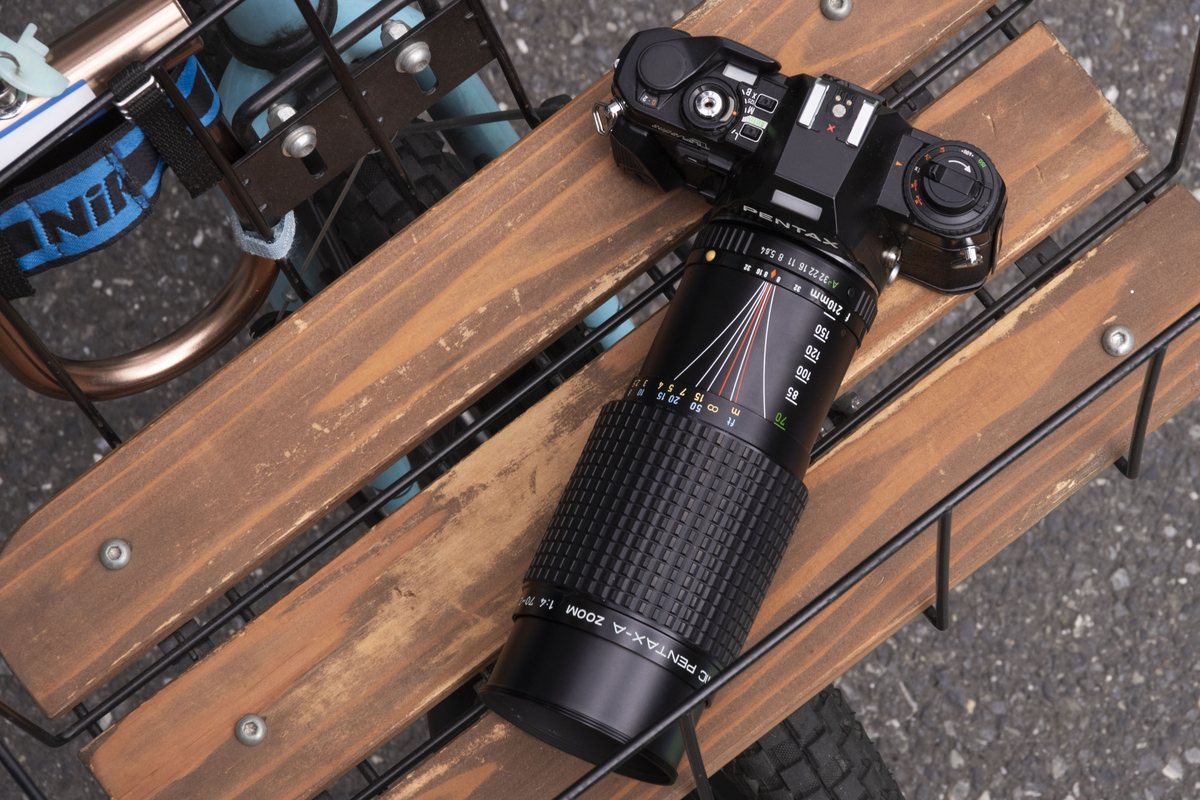 昔の望遠レンズで自転車撮ってみた。-PENTAX smc PENTAX-A ZOOM 70