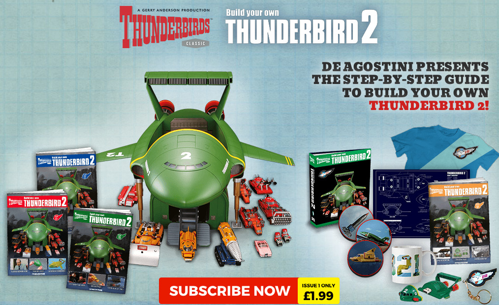 デアゴスティーニ・ジャパンの「週刊 サンダーバード2号＆救助メカ」が
