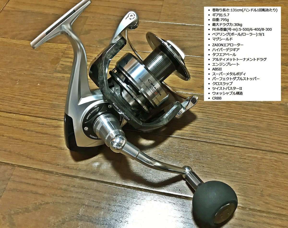 ダイワ 12 Catalina 5000h スピニングリール ダイワ 12 Catalina 5000h