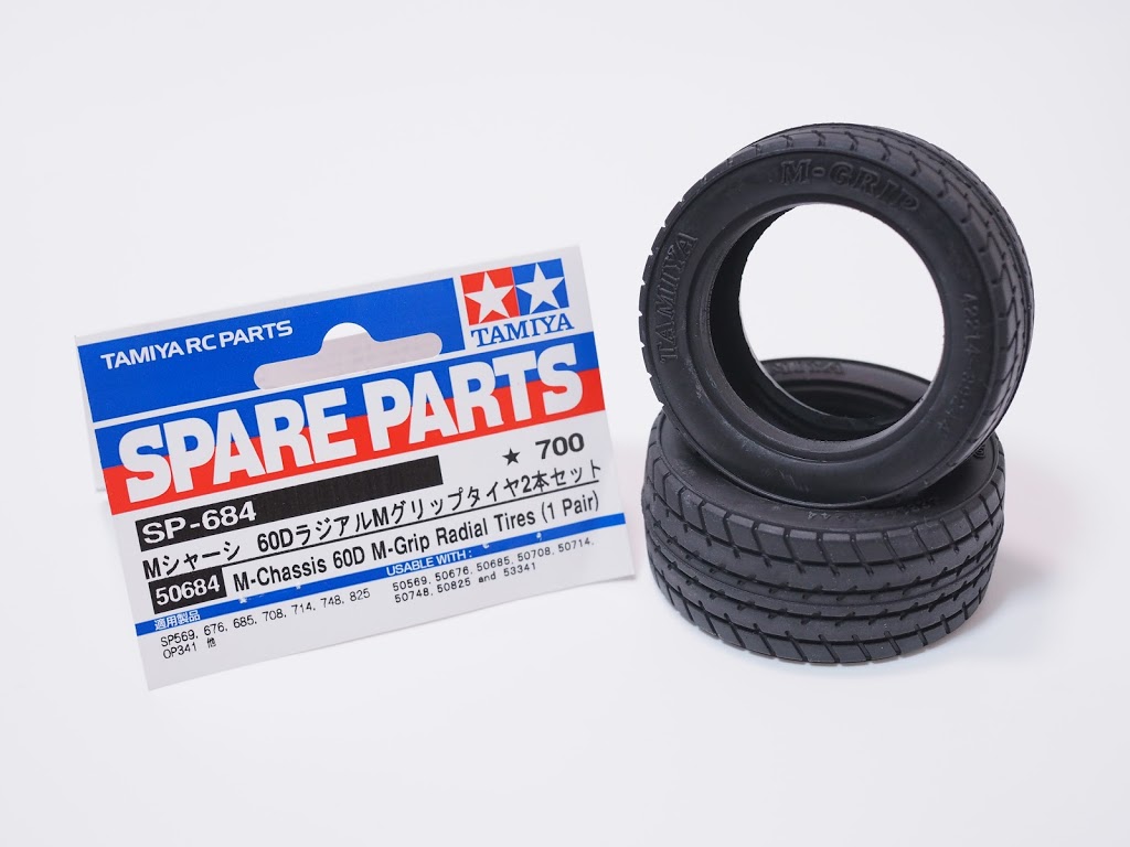 SP-684 60DラジアルMグリップタイヤ」をプチレビュー♪ 組み合わせる