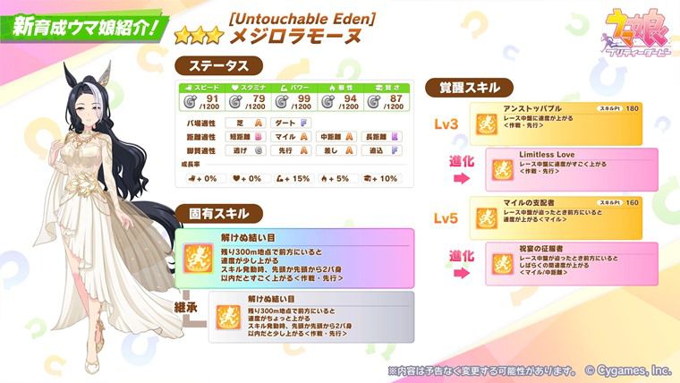 汎用だが・・・】花嫁メジロラモーヌは引くべきか？性能評価：まとめ