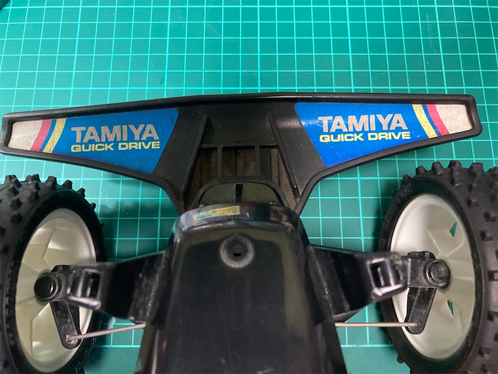 タミヤQD(クイックドライブ)マンタレイ レストアその④ 30年の時を越え