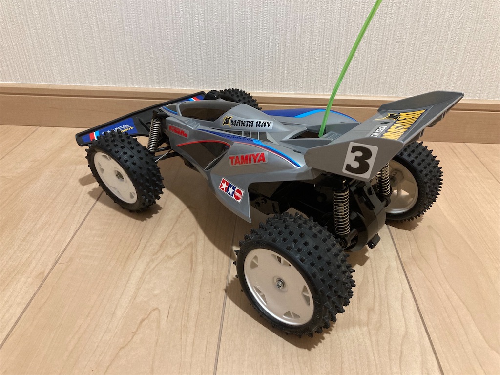 タミヤQD(クイックドライブ)マンタレイ レストアその④ 30年の時を越え