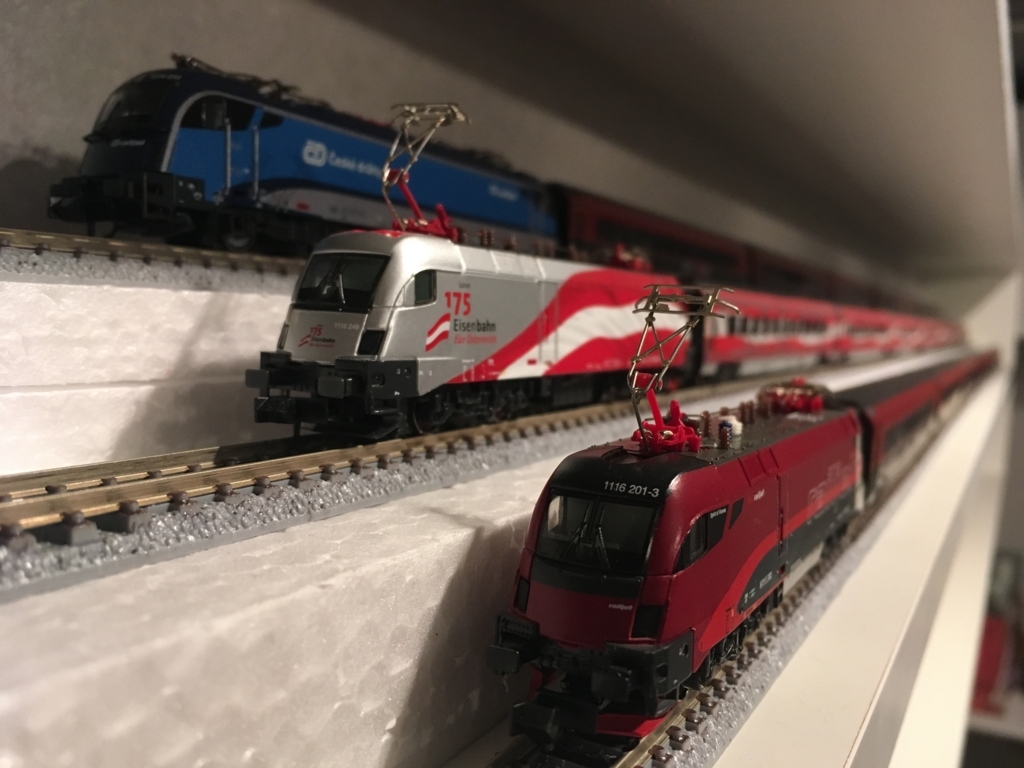 Spur N】HOBBYTRAIN railjet 3編成比較【1/160】 - Try Something New