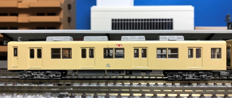 鉄コレ 東武8000系 8111F（セイジクリーム塗装）入線！ - 休日の屋根裏