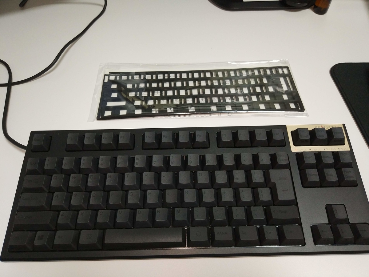 REALFORCE TKL SA R2TLSA-JP3-BKを買ってみた。レビューするよ
