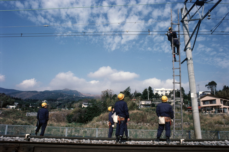 保線のお仕事ではなく架線を守るお仕事 - ただいま鉄道写真スキャン中