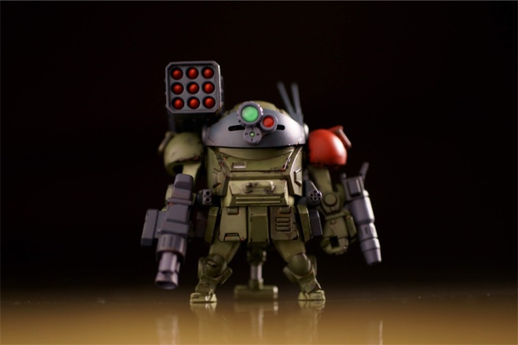 チョイプラのスコープドッグをレッドショルダーカスタムに@完成