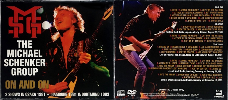 Michael Schenker Group - Japan Tour 1981 Bootleg File - END OF