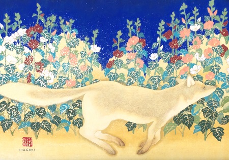 インタビュー06：日本画家・板垣夏樹さん 神聖な仮想動物が導く、ここ