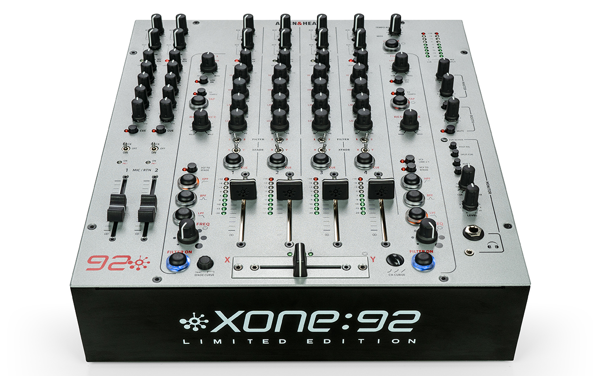 ALLEN & HEATHのロングセラーDJミキサーXONE:92発売20周年記念モデル