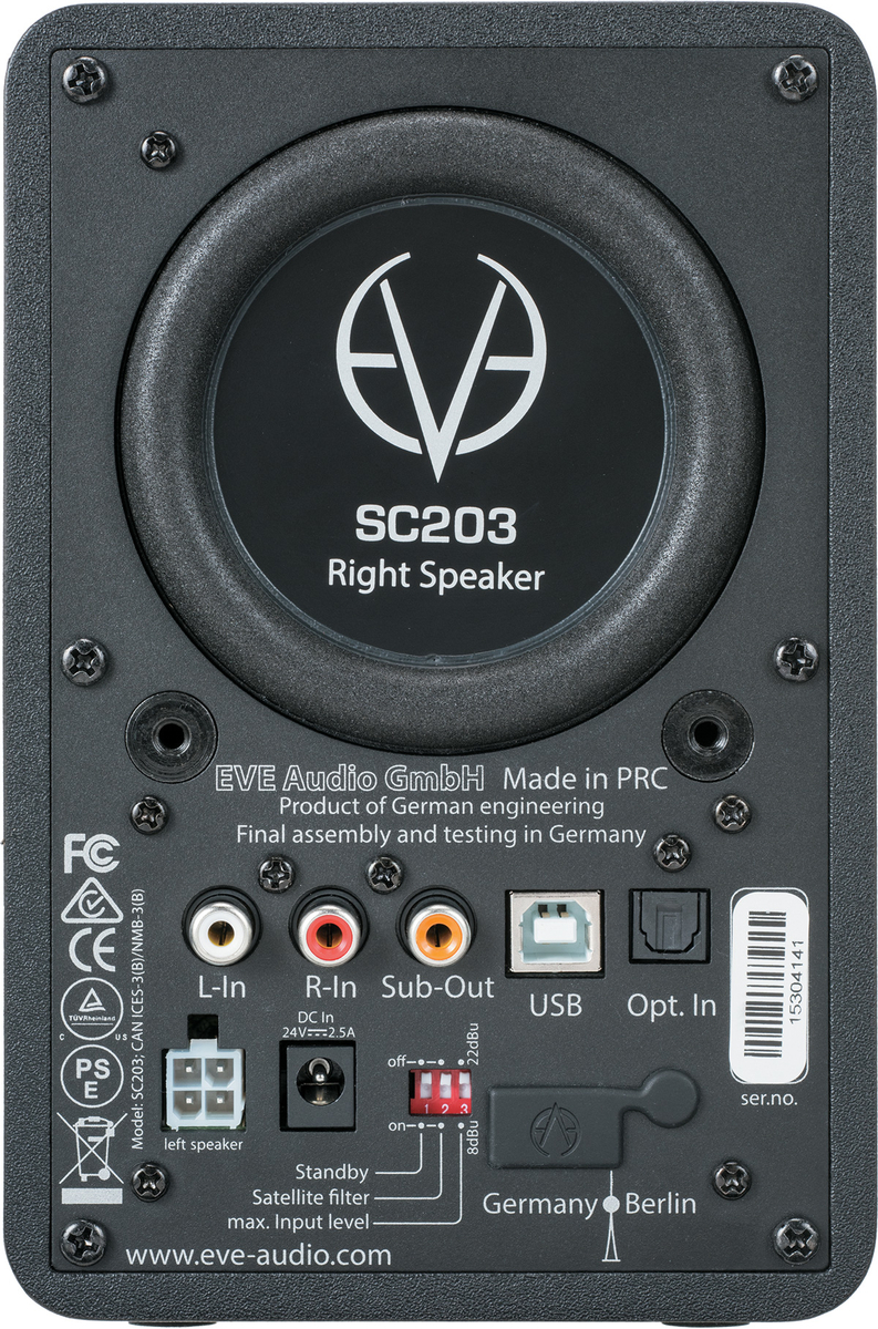 EVE AUDIO SC203 / SC205〜ペア10万円以下！サイズで比べるビギナー
