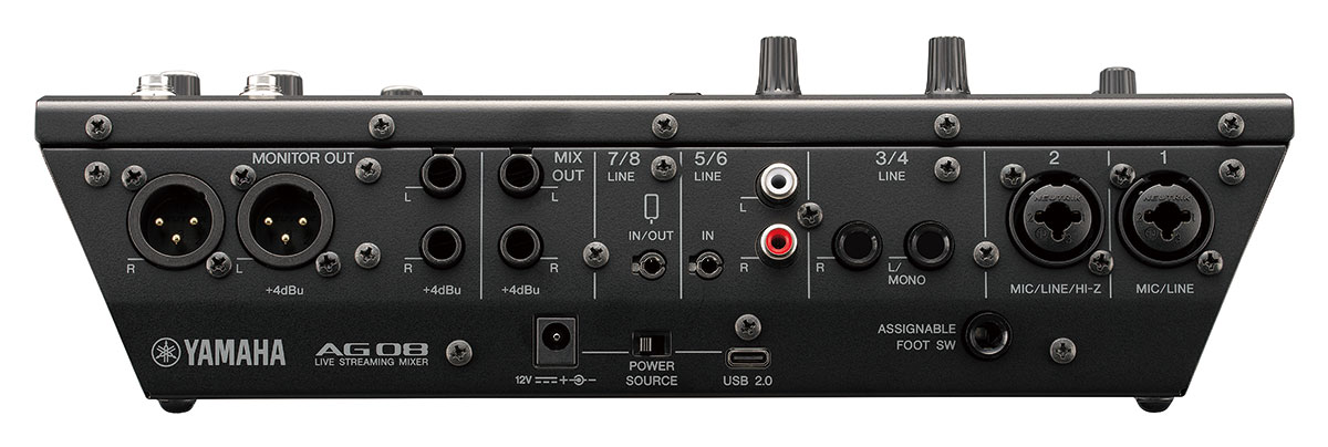 YAMAHA AG08 レビュー：ライブ配信に必要な機能を網羅したミキサー